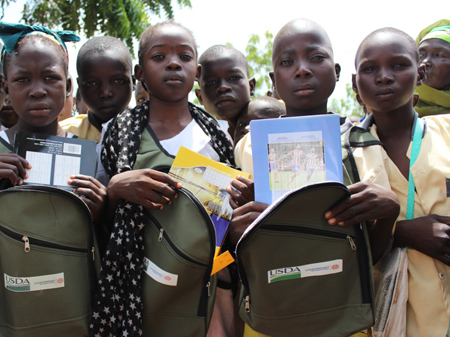 Back-to-School Supplies Given to 7,500 Cameroonian Children at 150 Elementary Schools