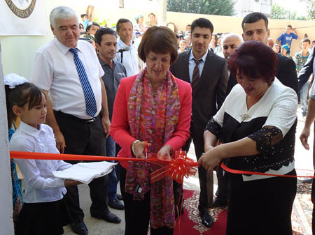 Rudaki District, Tajikistan’s Students Head Back to School with New and Improved Classrooms